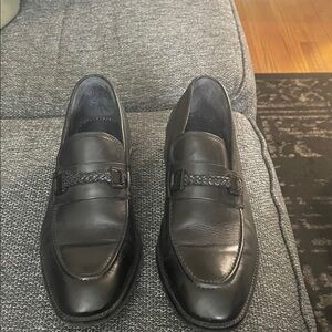 Cole Haan Black Leather Loafers